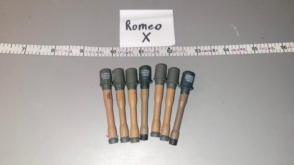 1/6 WWII German Grenade Lot