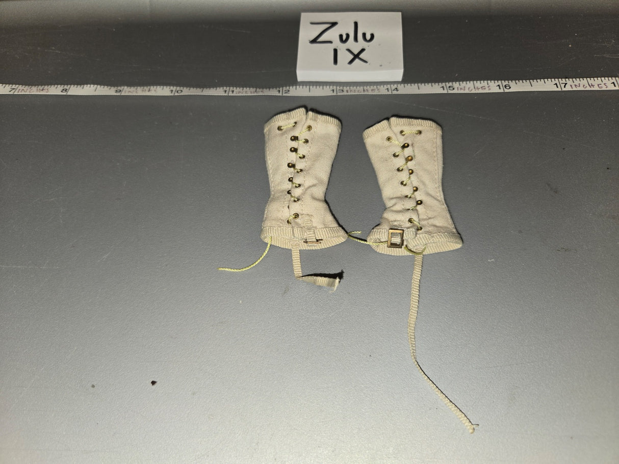 1/6 Scale WWII British White Gaiters - Zulu IX