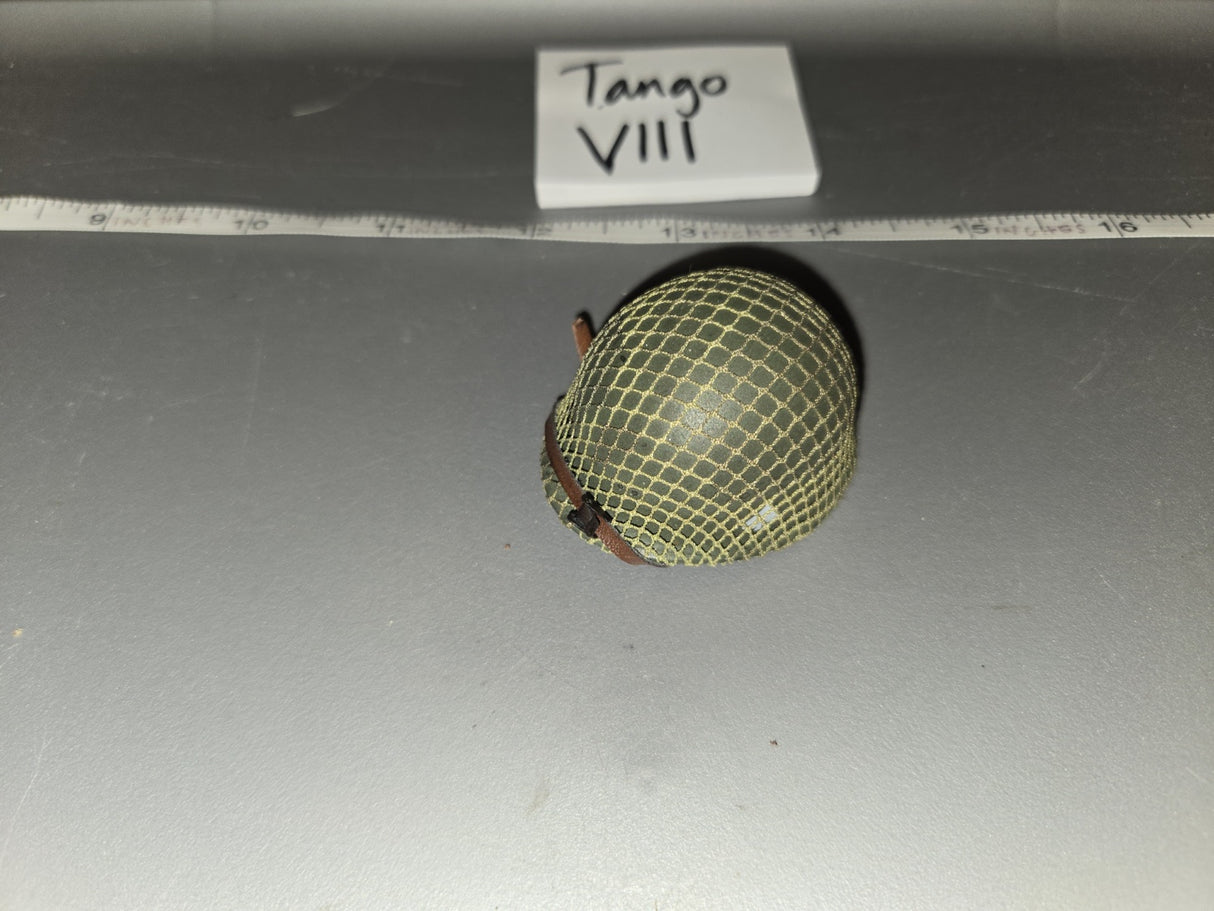 1/6 Scale WWII US M1 Helmet with Net Cover - Tango VIII