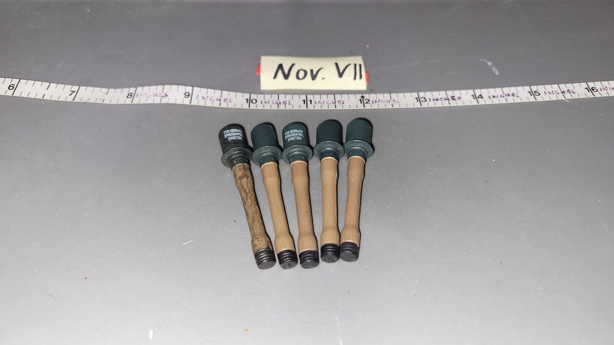 1/6 WWII German Grenade Lot