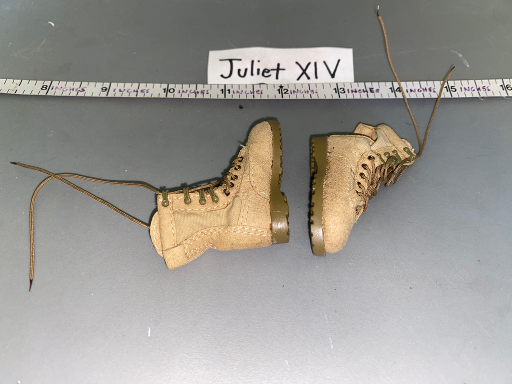 1/6 Scale Modern Era Cloth / Leather Combat Boots