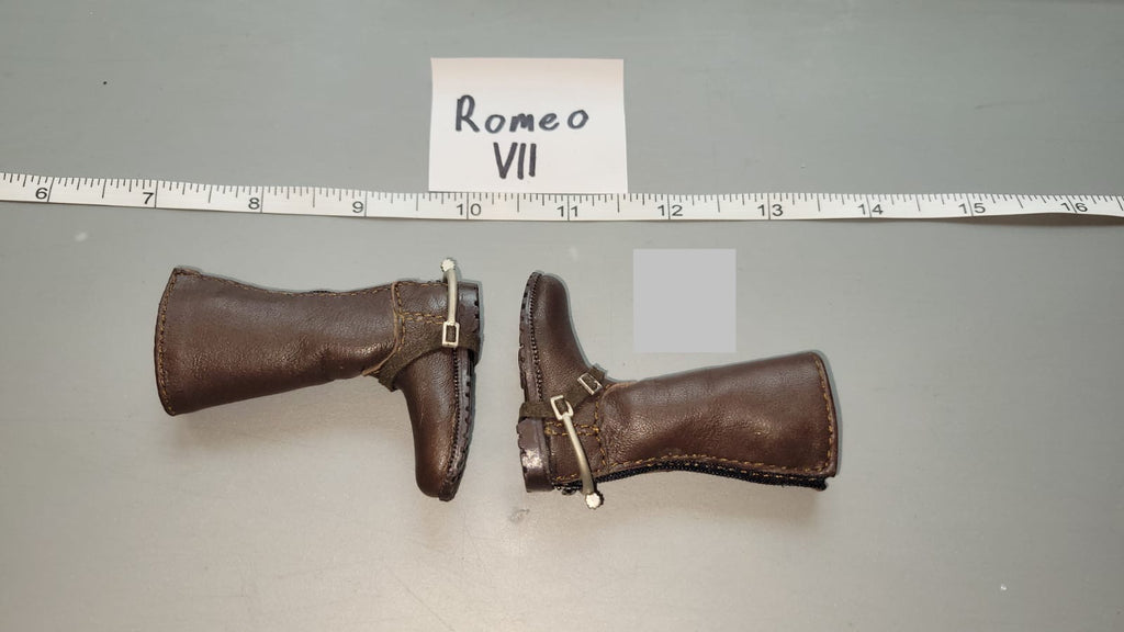 1/6 Scale WWII German Leather Cavalry Jack Boots - ITPT
