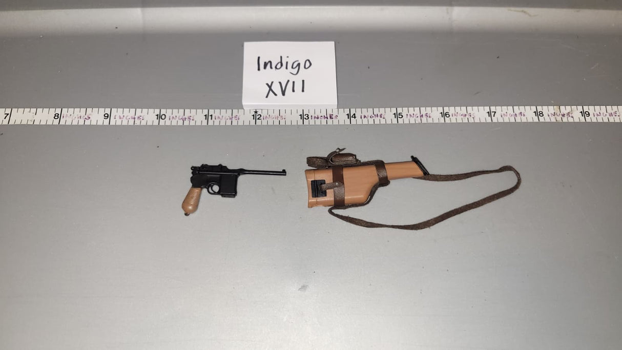 1/6 Scale WWII German Broom Handle Pistol - DID