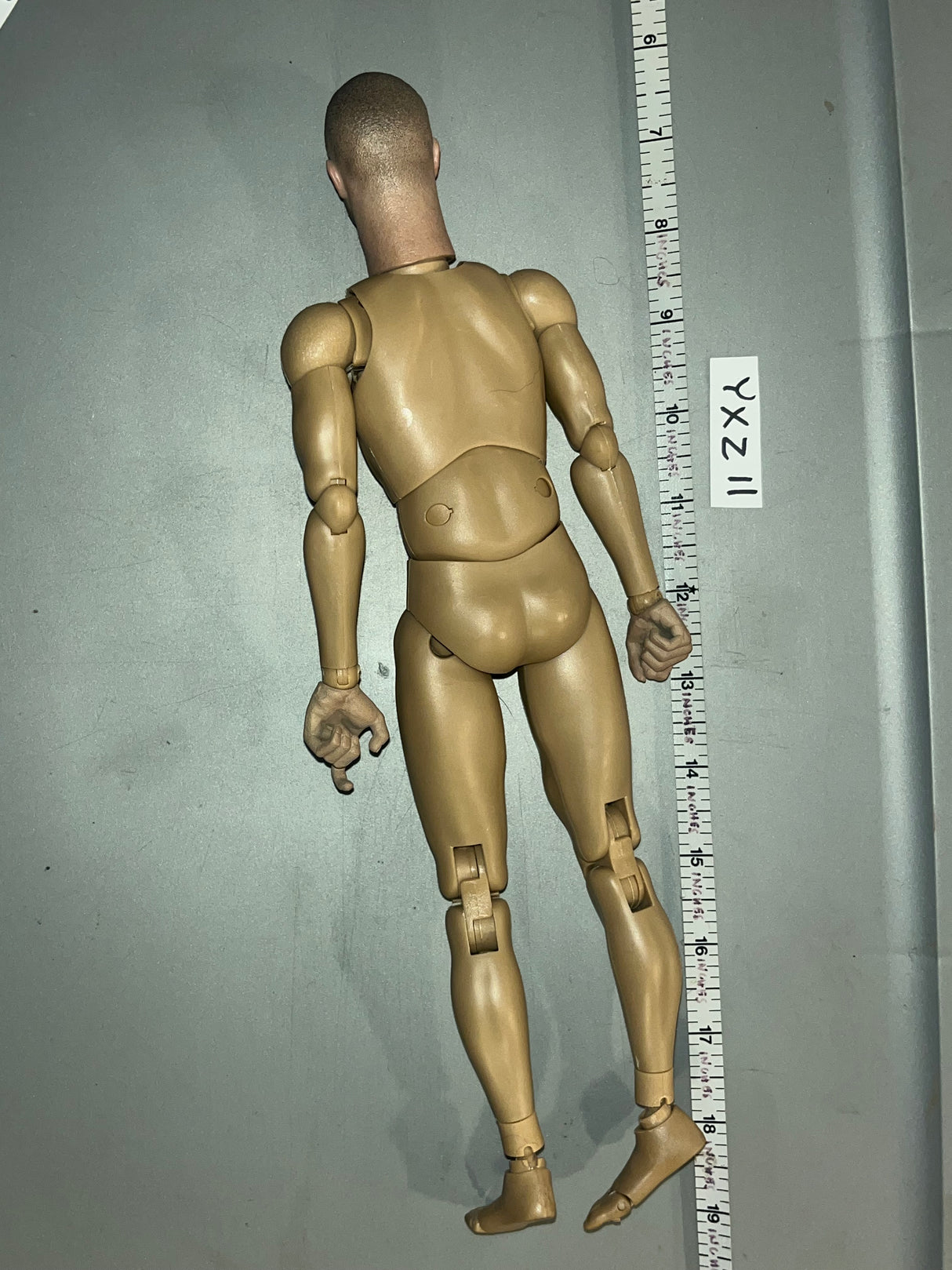 1:6 Scale WWII US Nude Figure - Ranger Private Caparzo - Facepool