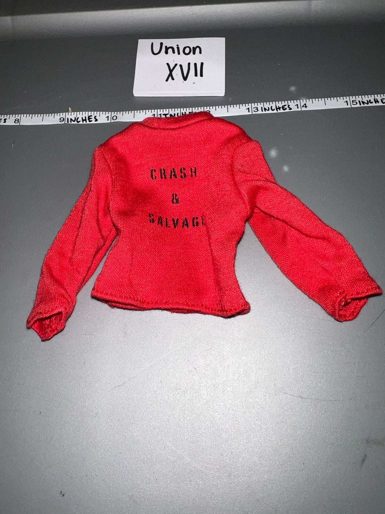 1/6 Scale Modern Era Crash Crew Firefighter Sweater - Navy