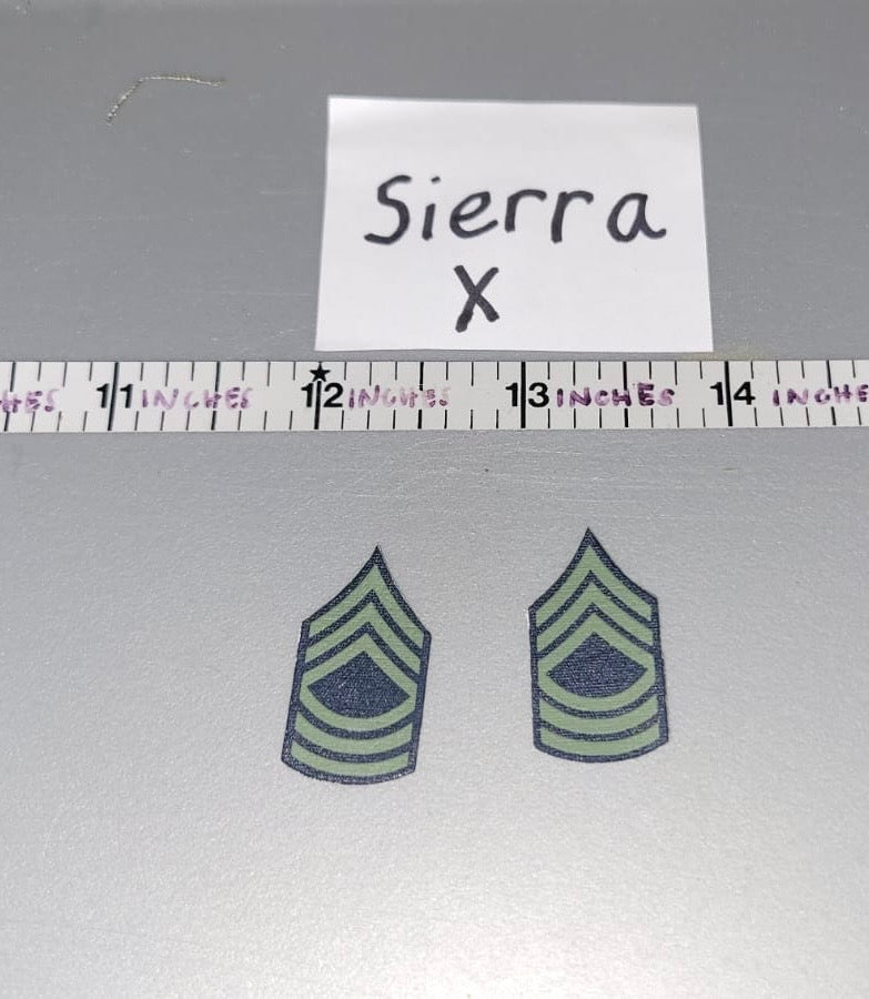 1/6 Scale WWII US Rank Insignia