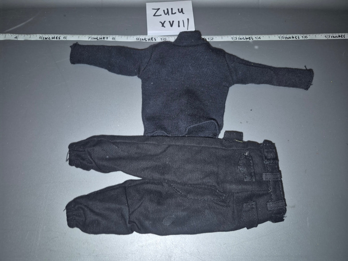 1/6 Scale Modern Era Black BDU Uniform Set