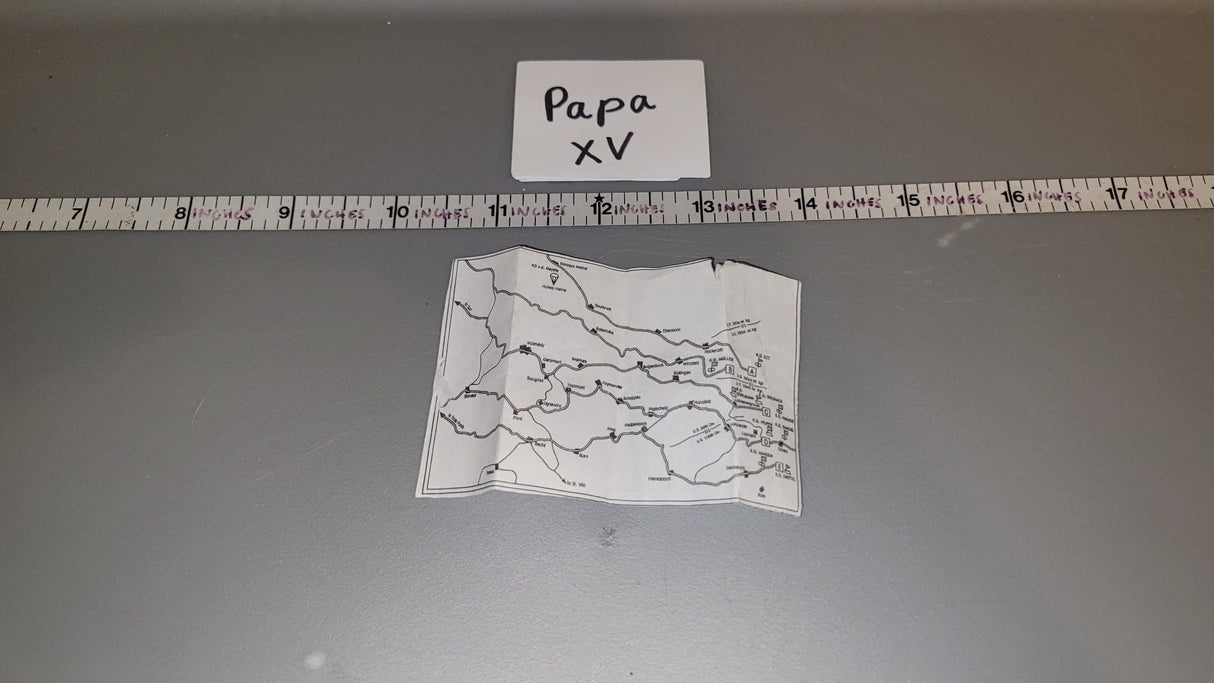 1:6 Scale WWII German Map