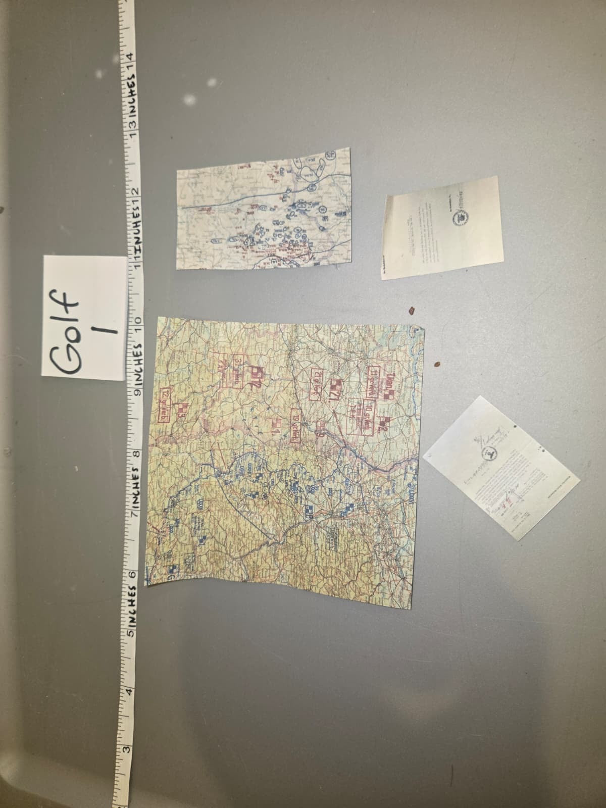 1:6 Scale WWII German Map Lot