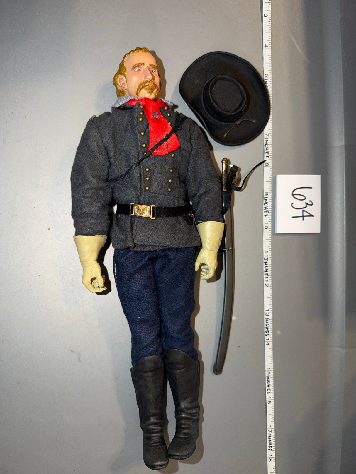 1:6 Scale American Civil War Union Cavalry Officer Dressed Figure Custer - Sideshowu
