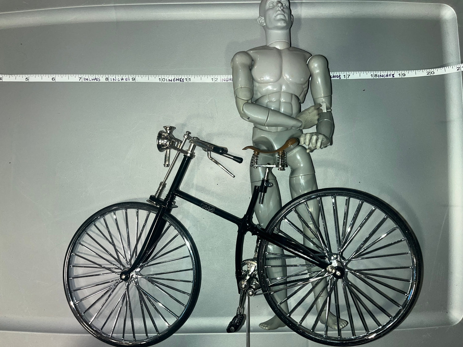 1/6 Scale WWII Era Metal Civilian Bicycle - Diorama Item