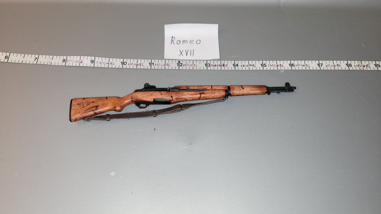 1/6 Scale WWII US Wood and Metal M1 Rifle -