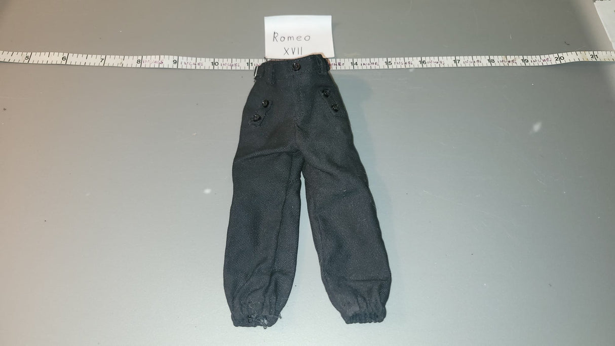 1/6 Scale WWII German Black Tanker Pants