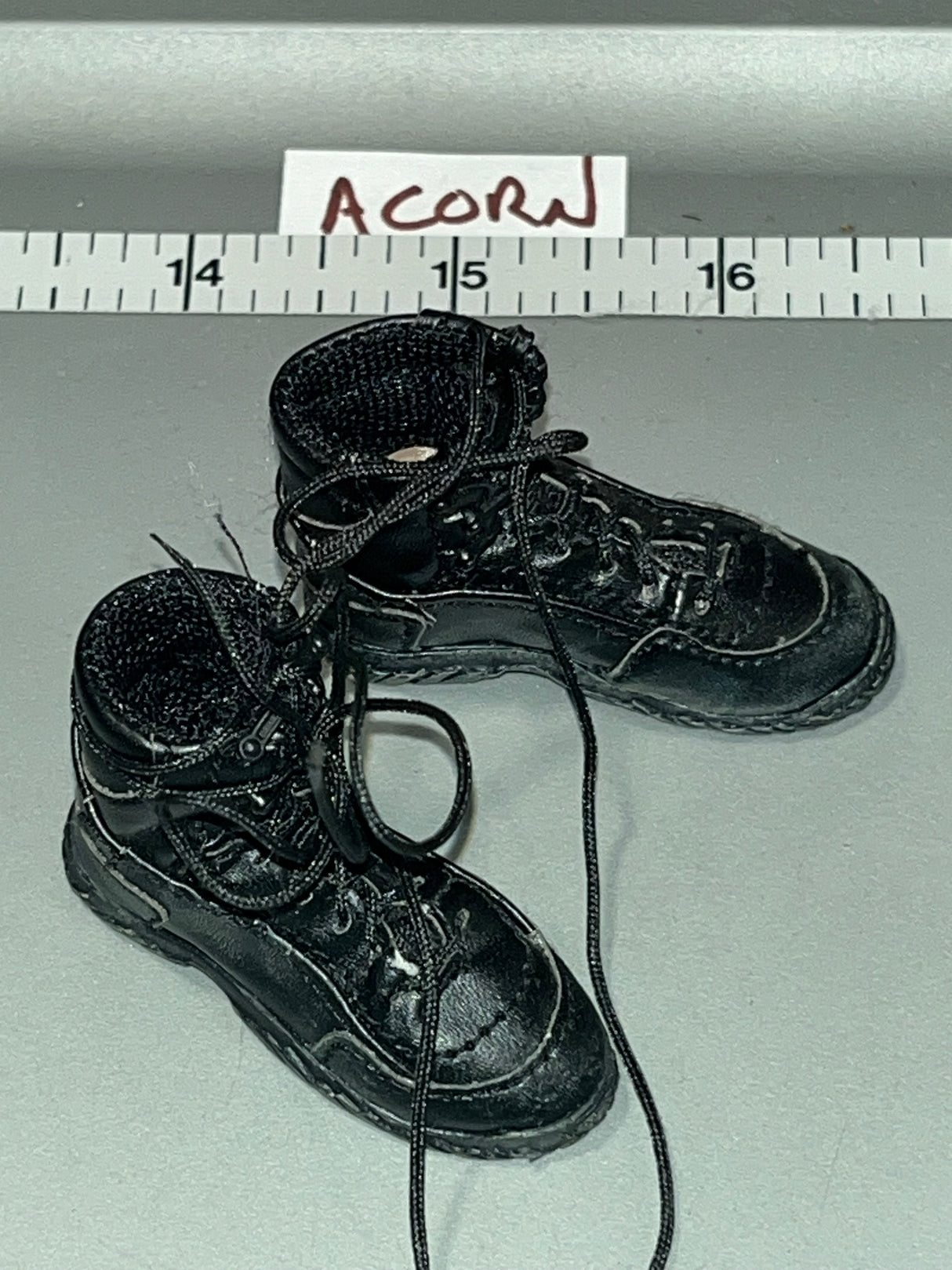 1/6 Scale Modern Era Police Black Combat Boots