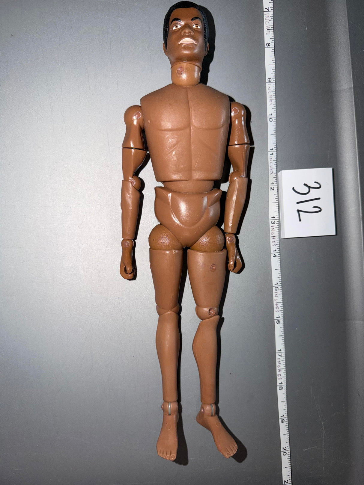 1/6 Scale Nude Vintage Remake Elite Brigade Figure - African American Black