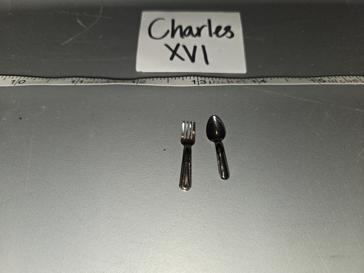 1/6 Scale WWII German Mess Kit Utensils