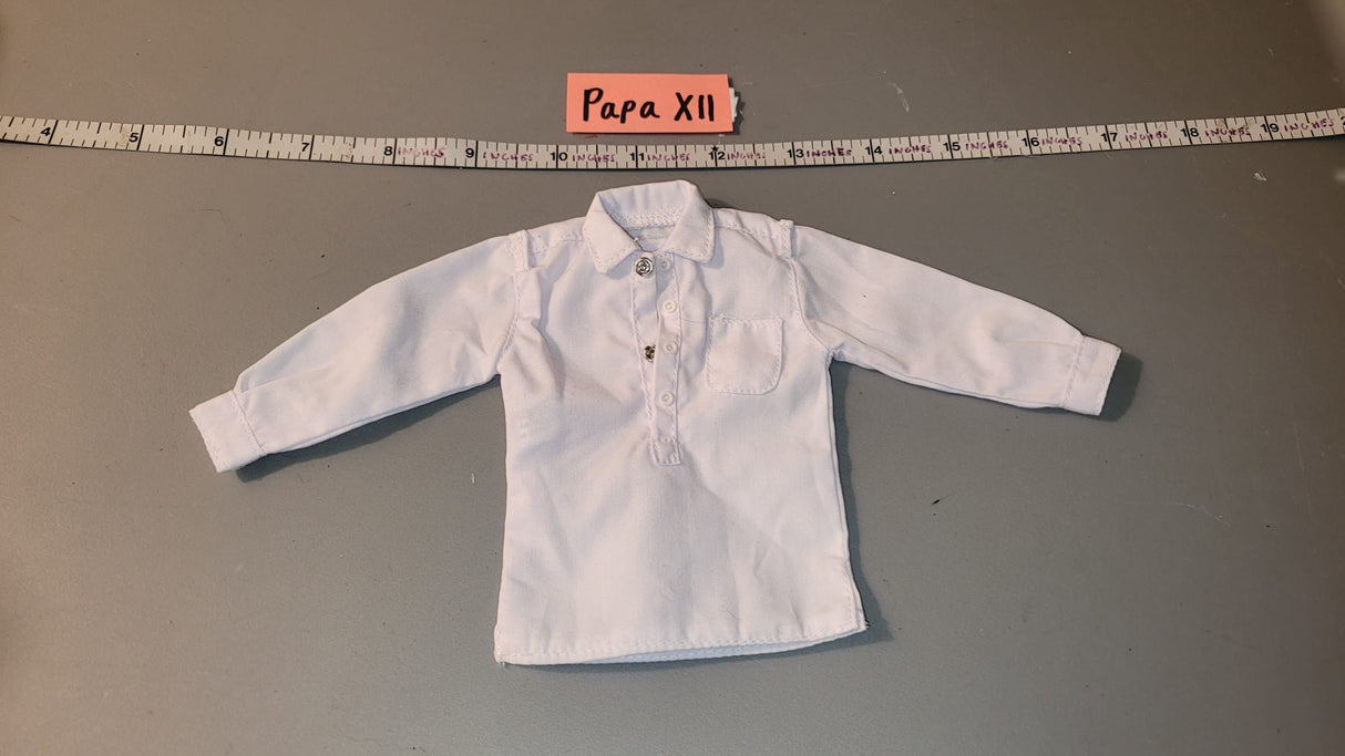 1/6 Scale WWII German White Work Shirt