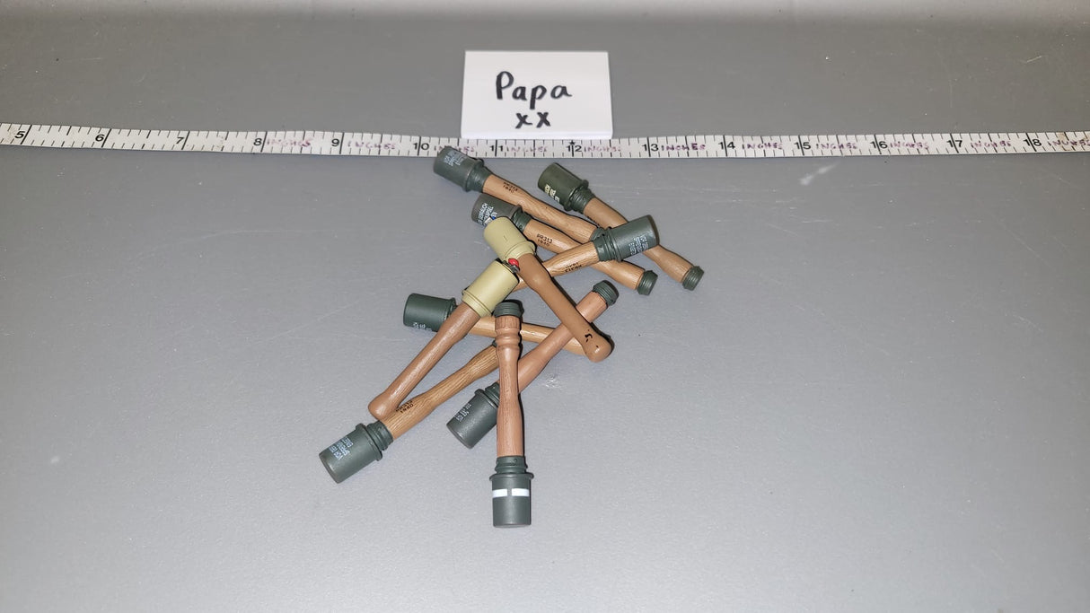 1/6 WWII German Grenade Lot
