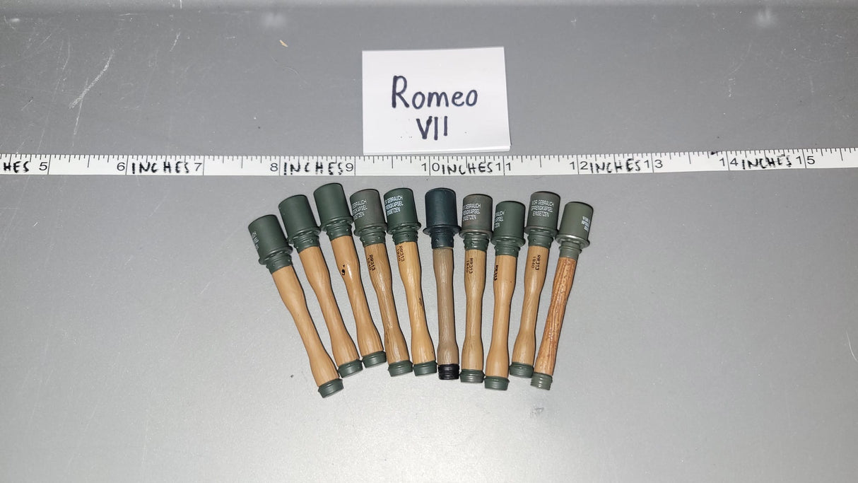 1/6 WWII German Grenade Lot
