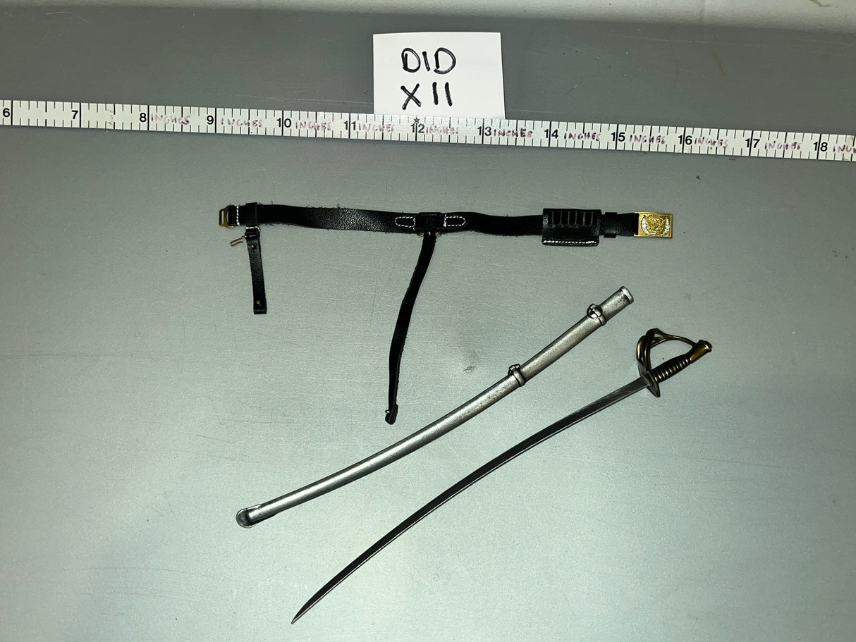 1/6 Scale Civil War Western Saber and Belt - DID - Last Samurai