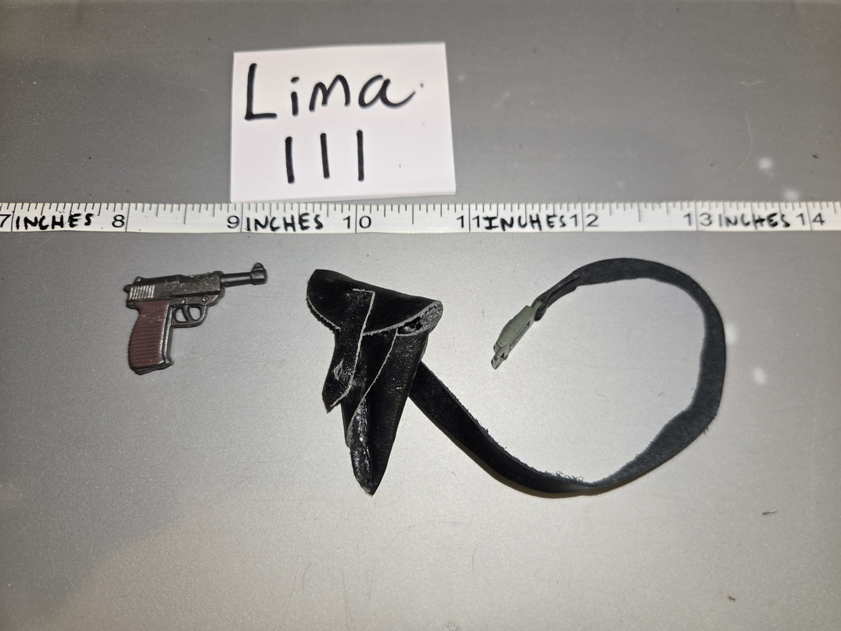 1/6 Scale WWII German Belt and pistol