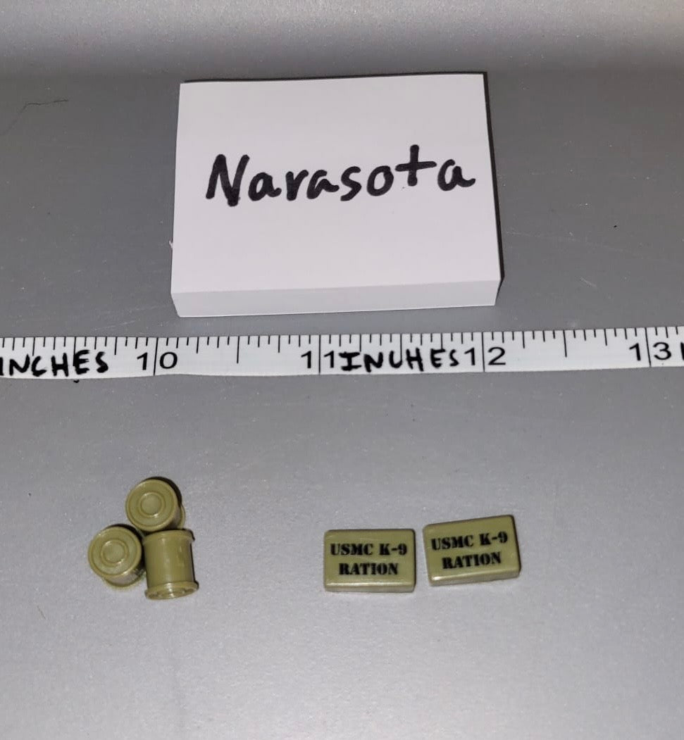 1/6 WWII US Marine K9 Dog Rations