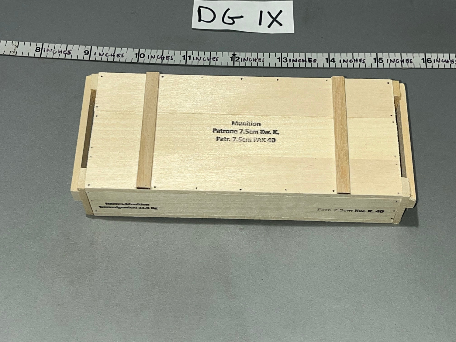 1/6 Scale WWII German 7.5cm Pak 40 Ammunition Crate