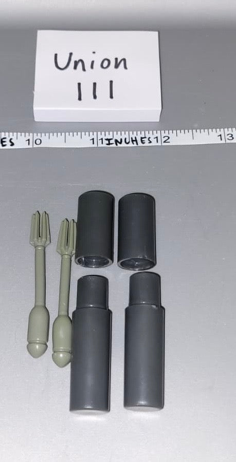 1/6 Scale WWII US Bazooka Rocket lot