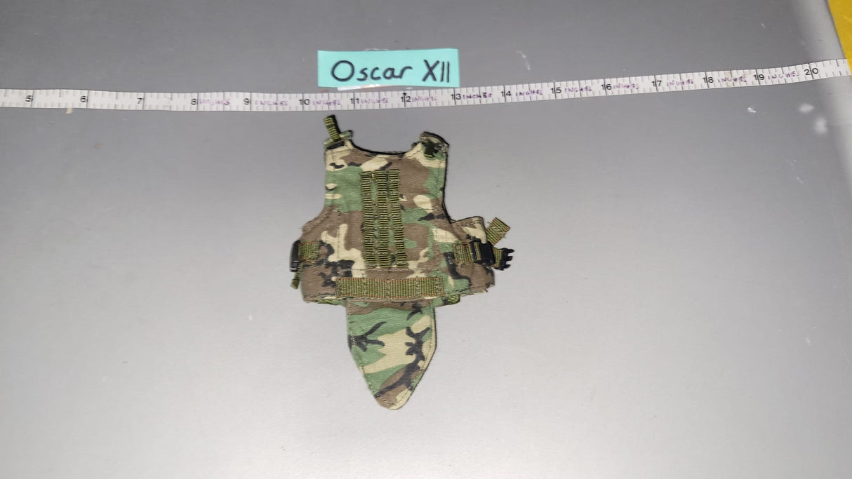 1/6 Scale Modern Era Woodland Body Armor