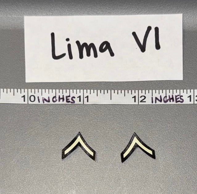1/6 Scale WWII US  Rank Insignia