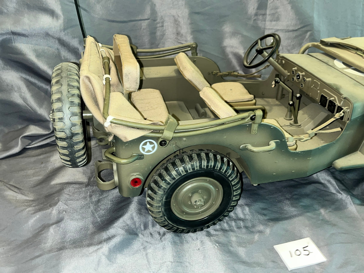 1/6 Scale WWII US Jeep - Ultimate Soldier - Weathered
