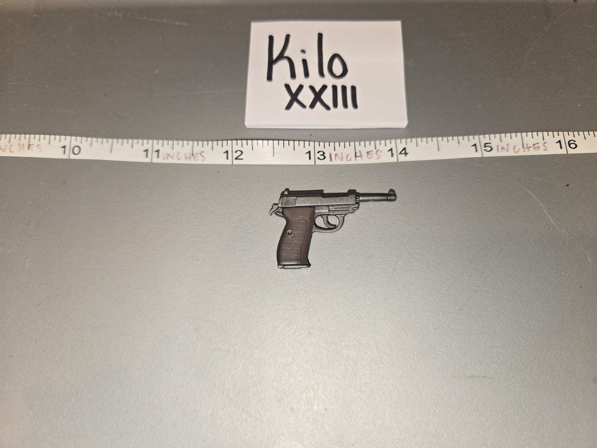 1/6 Scale WWII German Walther P38 Pistol - Kilo XXIII