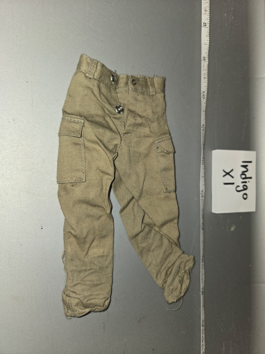 1/6 Scale Modern Era Khaki Cargo Pants - Indigo XI