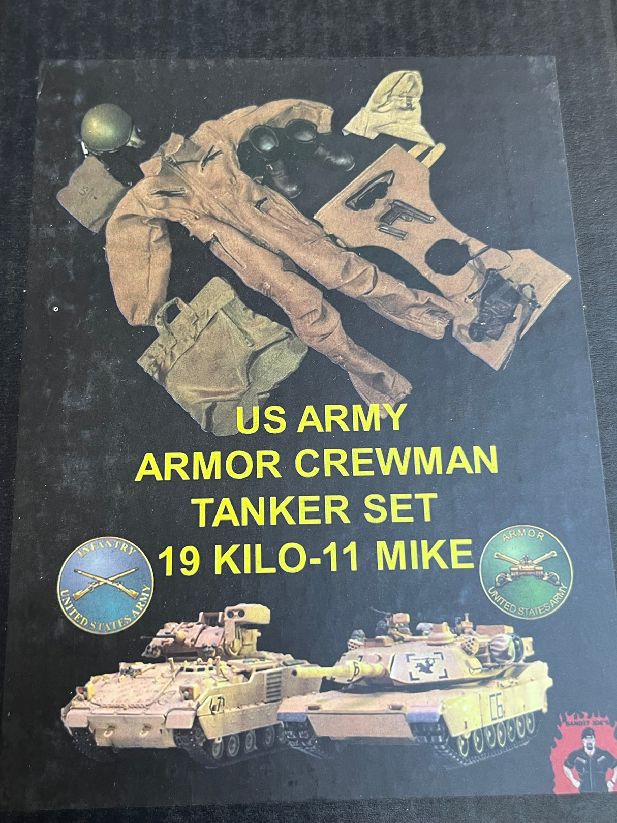 1/6 Scale Modern Era US Multicam Tanker Armored Crewman Uniform Set - NIB- Bandit Joe