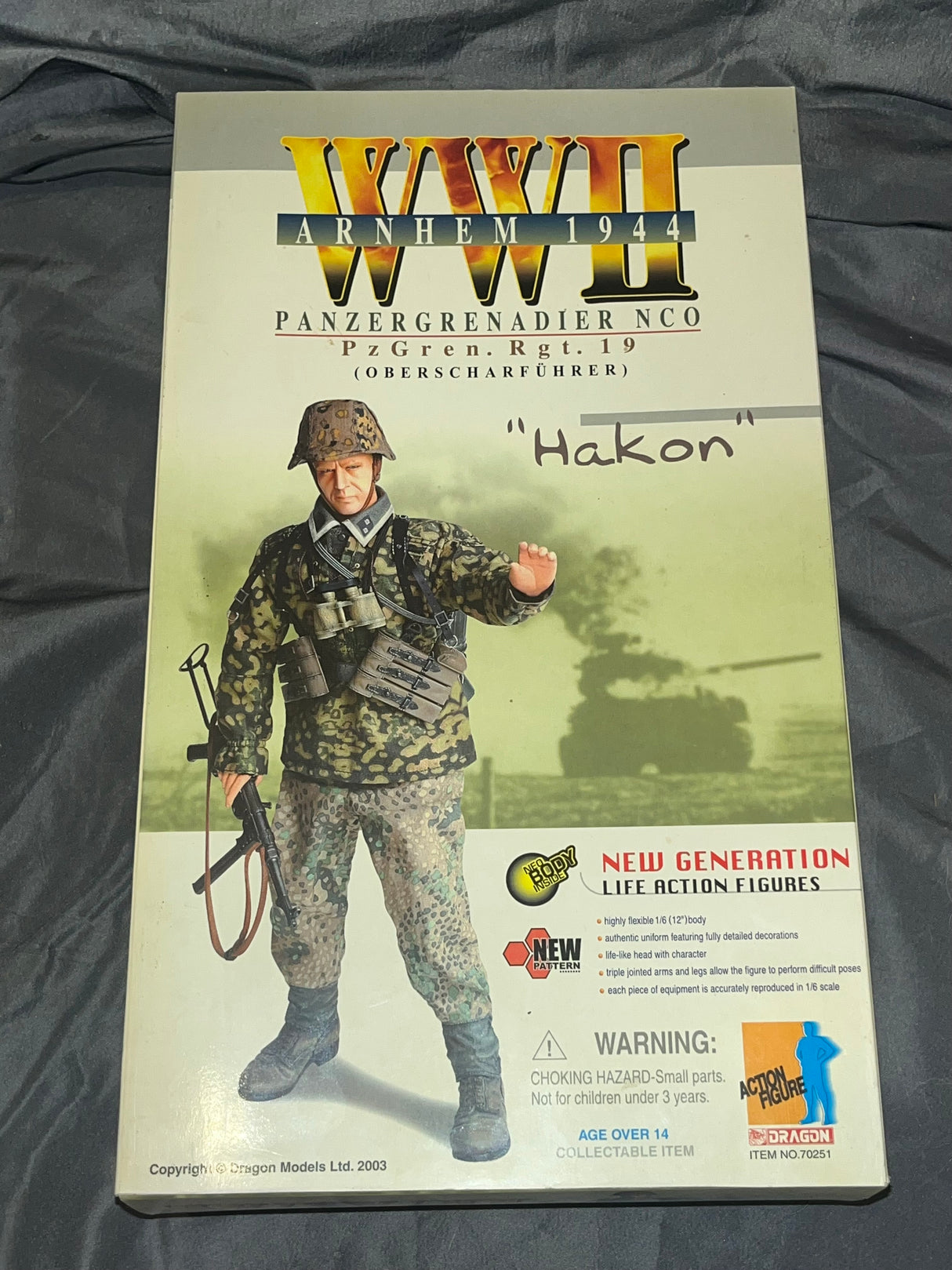 1/6 Scale WWII GERMAN PANZERGRENADIER NCO HAKON - NIB Dragon