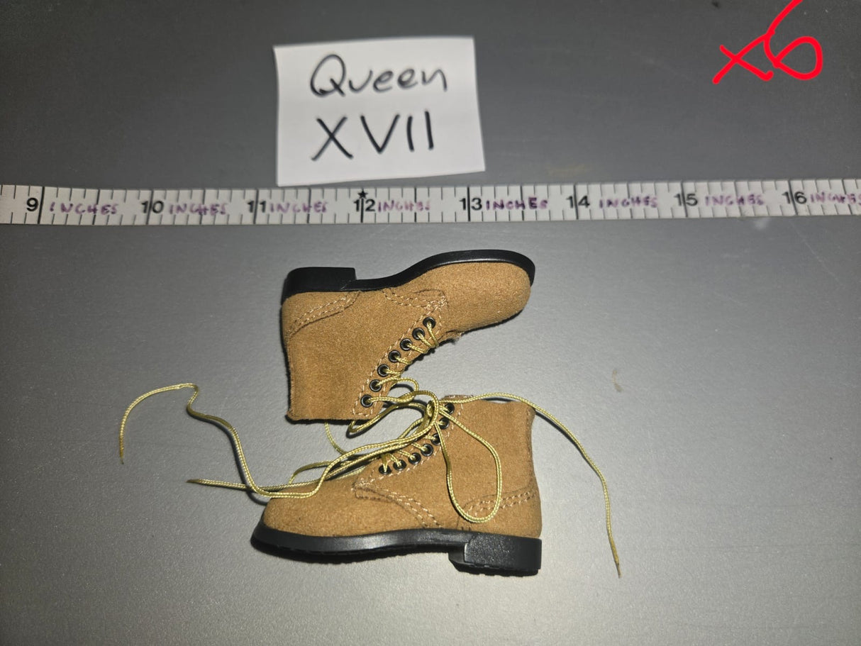 1/6 Scale WWII US Marine Boondocker Boots - Soldier Story