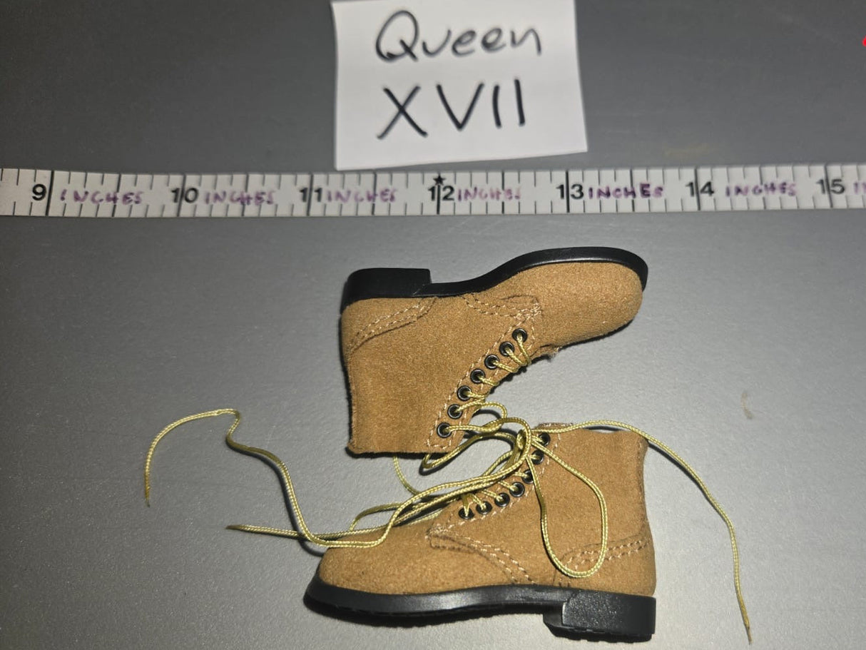1/6 Scale WWII US Marine Boondocker Boots - Soldier Story