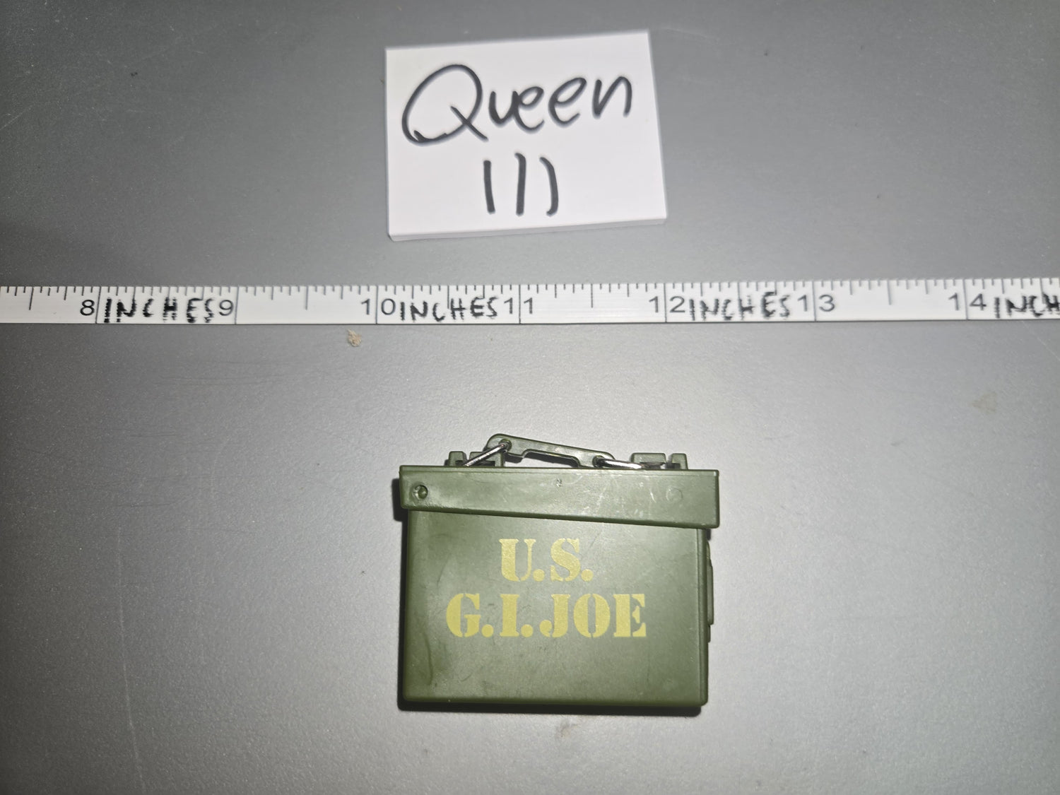 1/6 Scale Vintage Remake GI Joe Machine Gun Ammunition Box