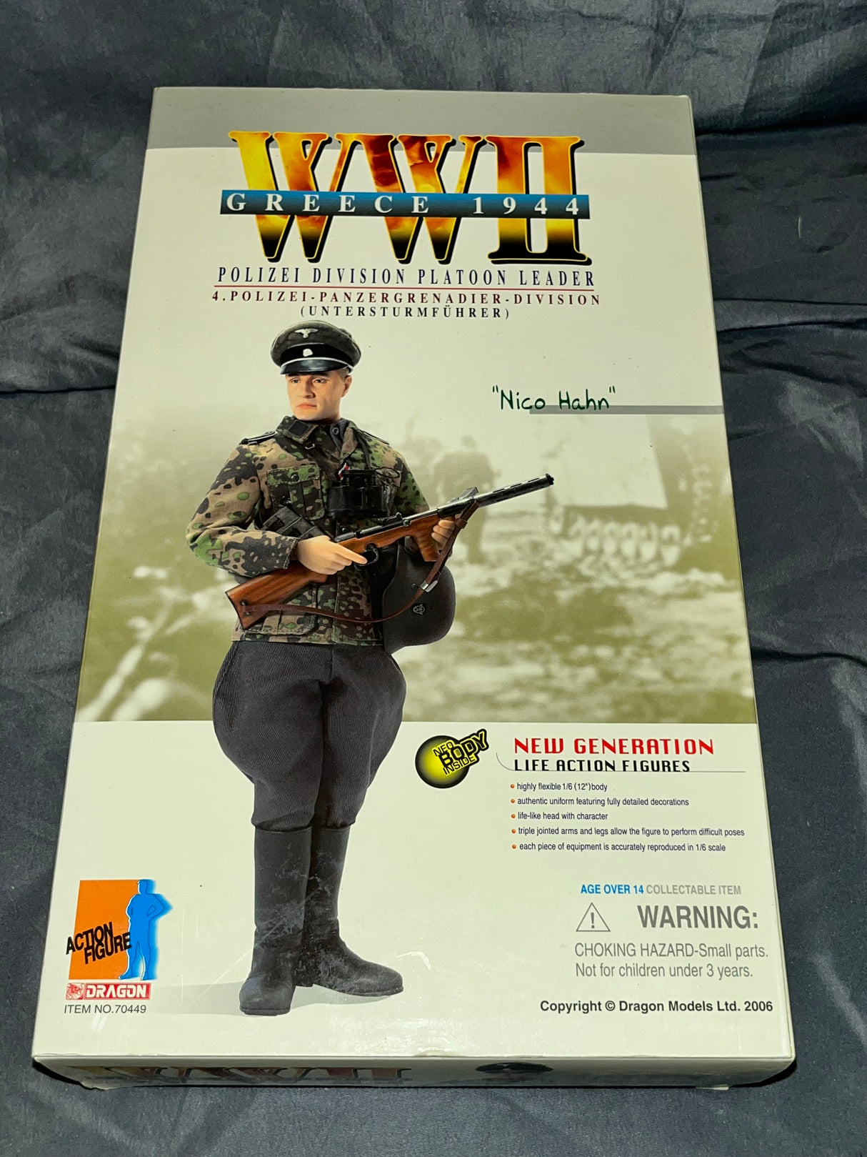 1/6 Scale WWII GERMAN Poliezi Officer Nico Hahn - NIB Dragon