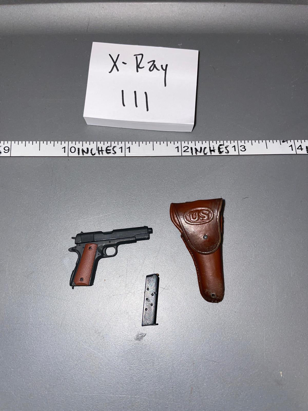 1/6 Scale WWII US .45 Pistol and Holster