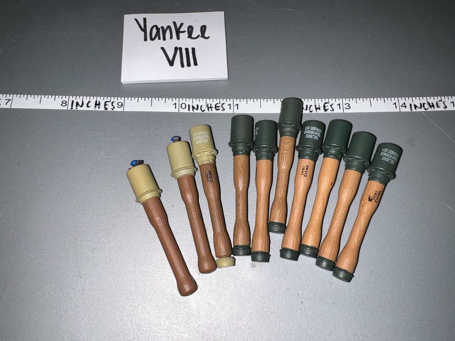 1/6 WWII German Grenade Lot