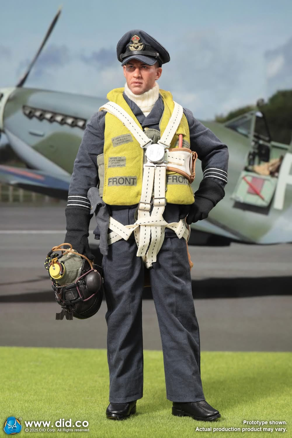 1/6 Scale WWII British Pilot Squadron Leader – Tom - DiD K80187 NIB Boxed Figure