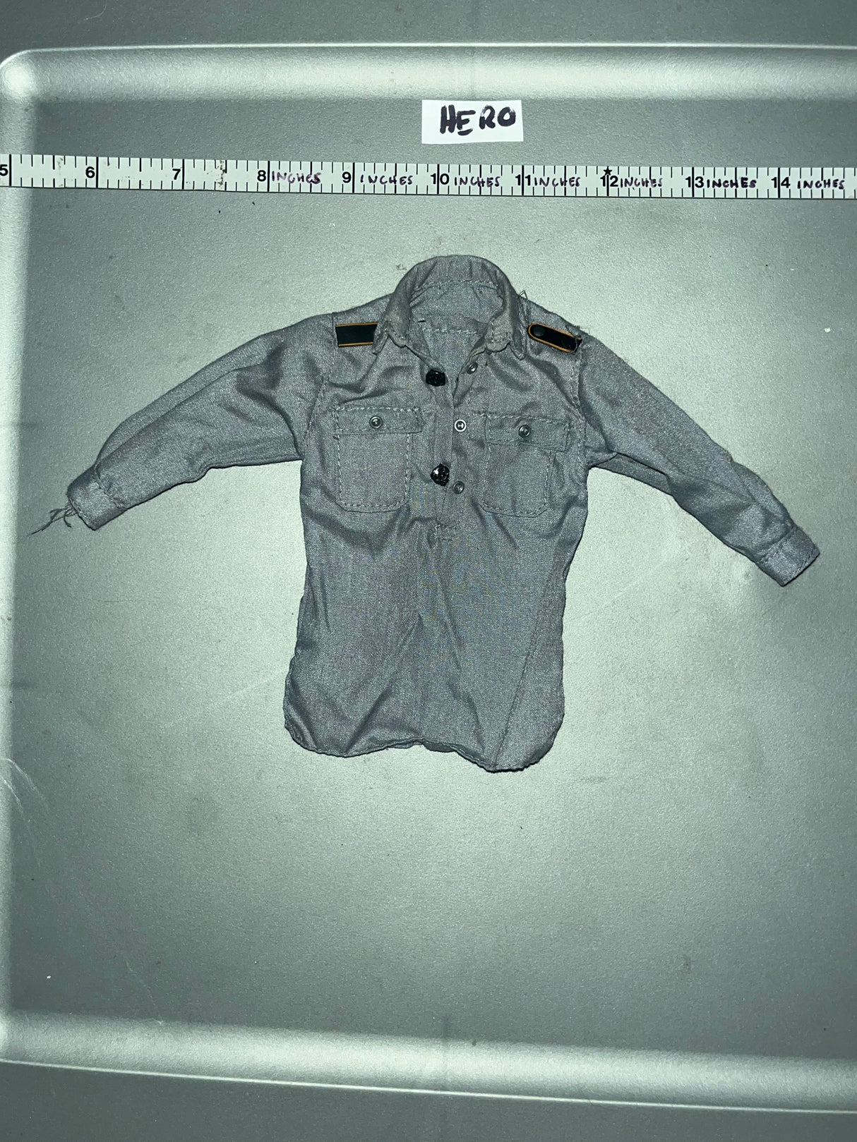 1/6 Scale WWII German Grey Work Shirt
