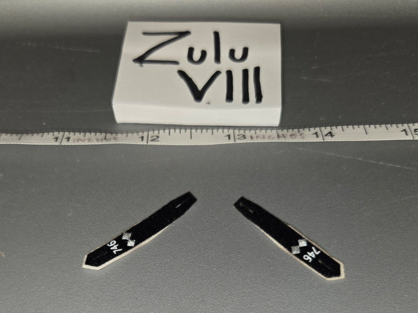 1/6 Scale WWII German Bayonet Pair - Zulu VIII