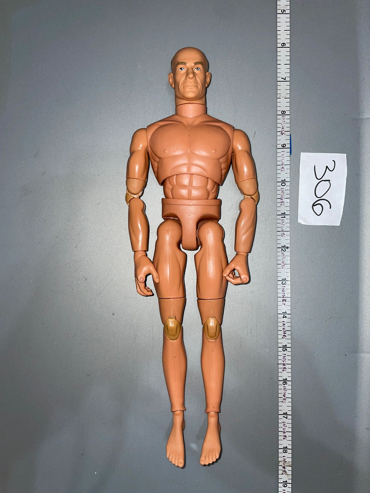 1/6 Scale Nude GI Joe Super Articulated Figure - Ernie Pyle