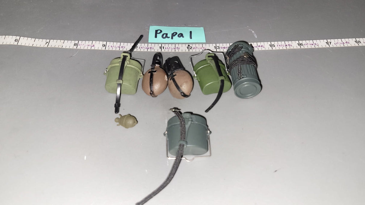 1/6 Scale WWII German Field Gear Lot