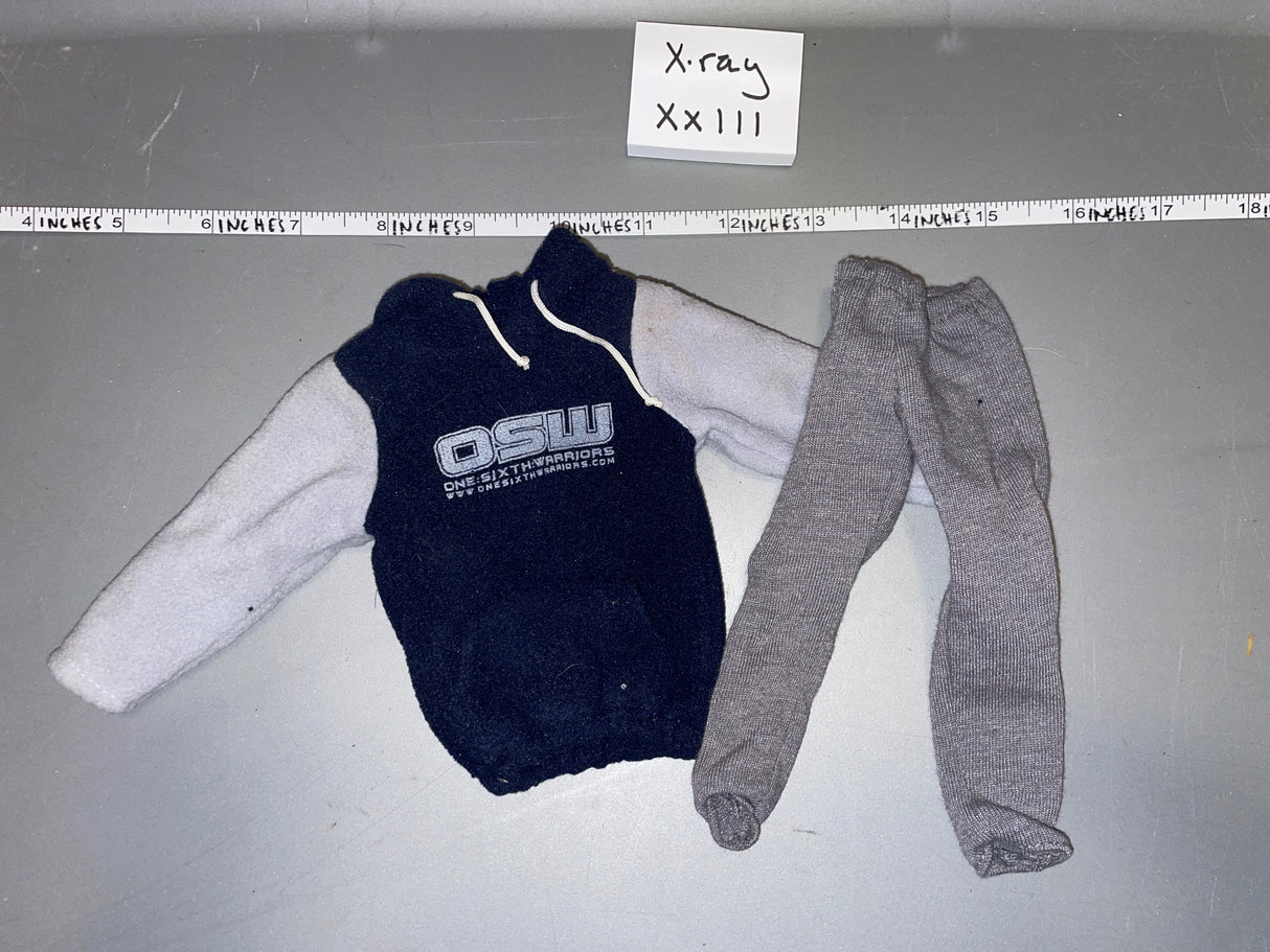 1/6 Scale Modern Hoodie sweater and pants - Civilian OSW One Sixth Warriors