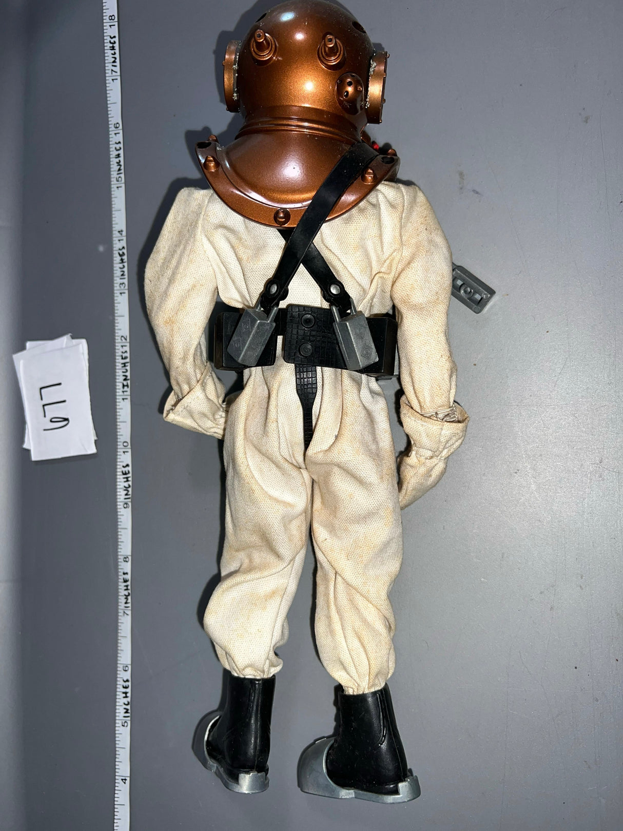 1:6 Scale Vintage Remake Navy Hard Hat Diver - Metal Helmet - GI Joe