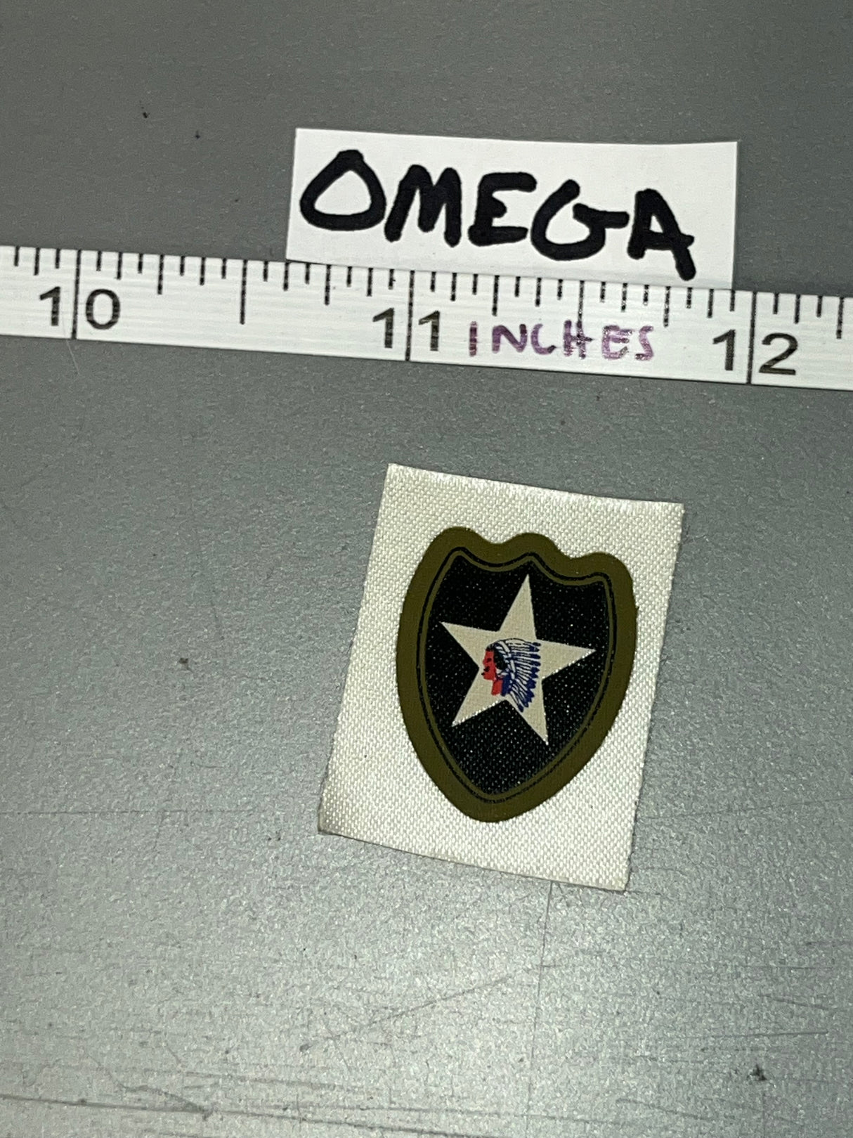 1:6 Scale WWII US 2nd Division Patch