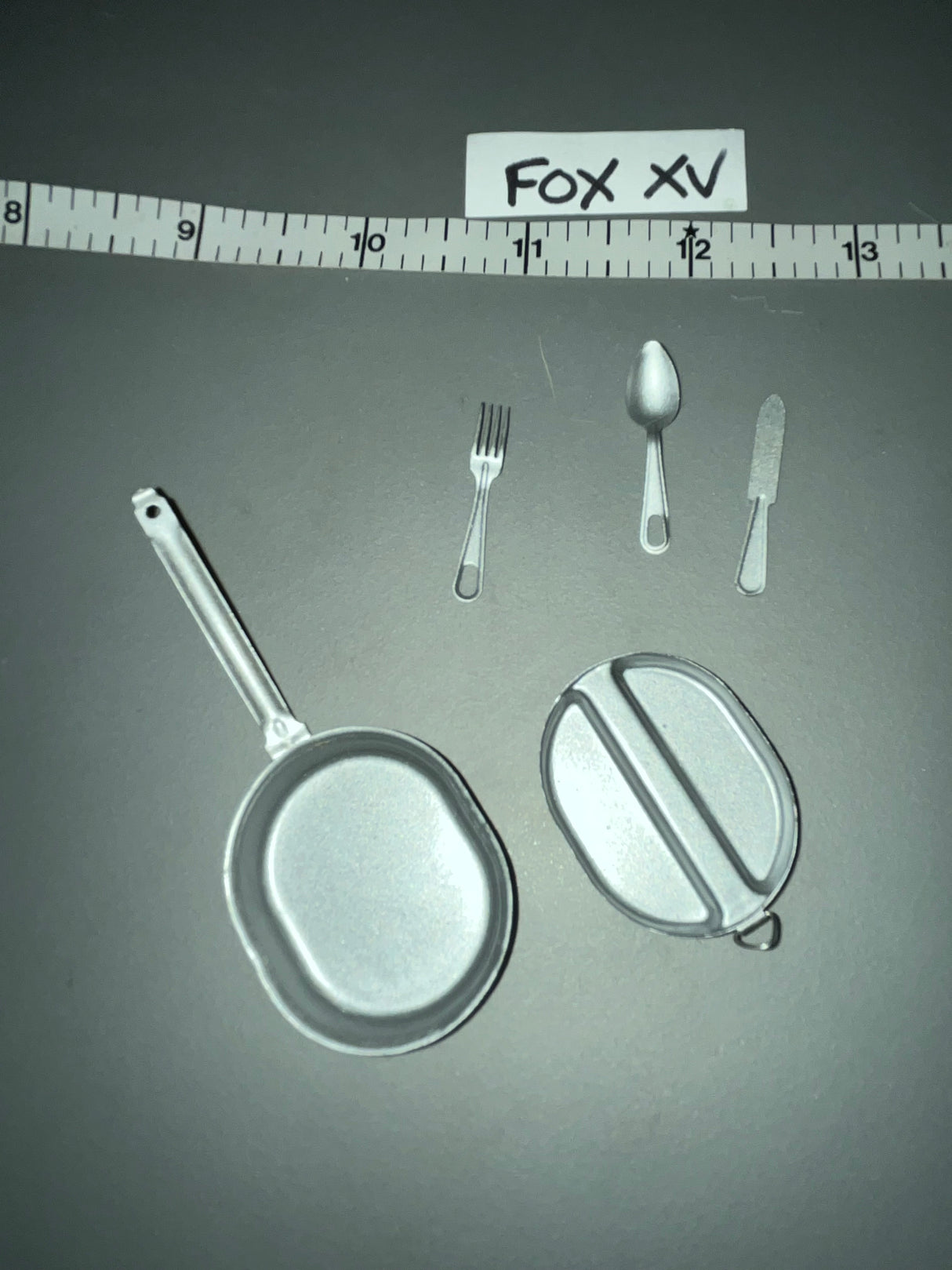 1/6 Scale WWII US Mess Kit - Metal